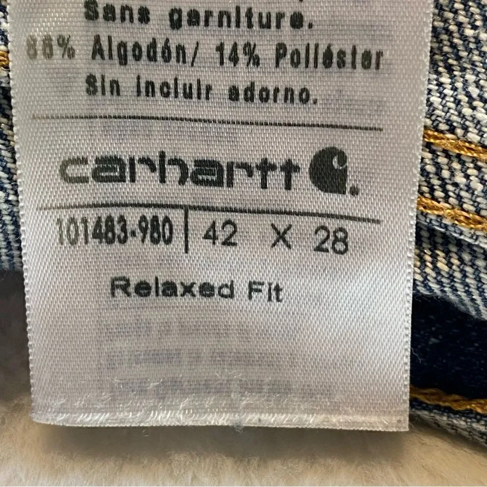 Carhartt Relaxed Fit Midweight Jeans Size 42